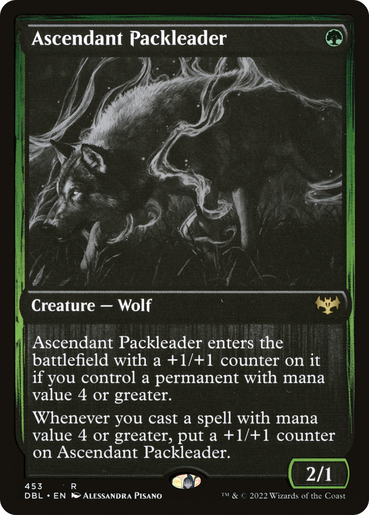 Ascendant Packleader (DBL-453) [Innistrad: Double Feature] Foil MTG Single Wizards of the Coast