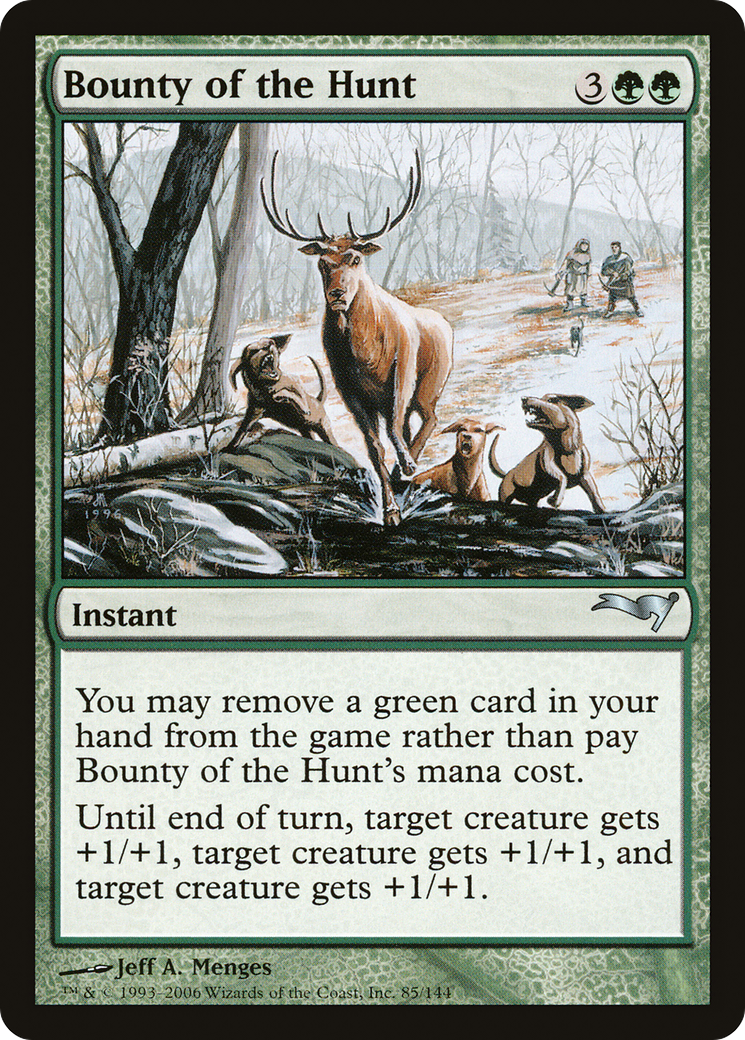 Bounty of the Hunt [Coldsnap Theme Decks] MTG Single Magic: The Gathering   