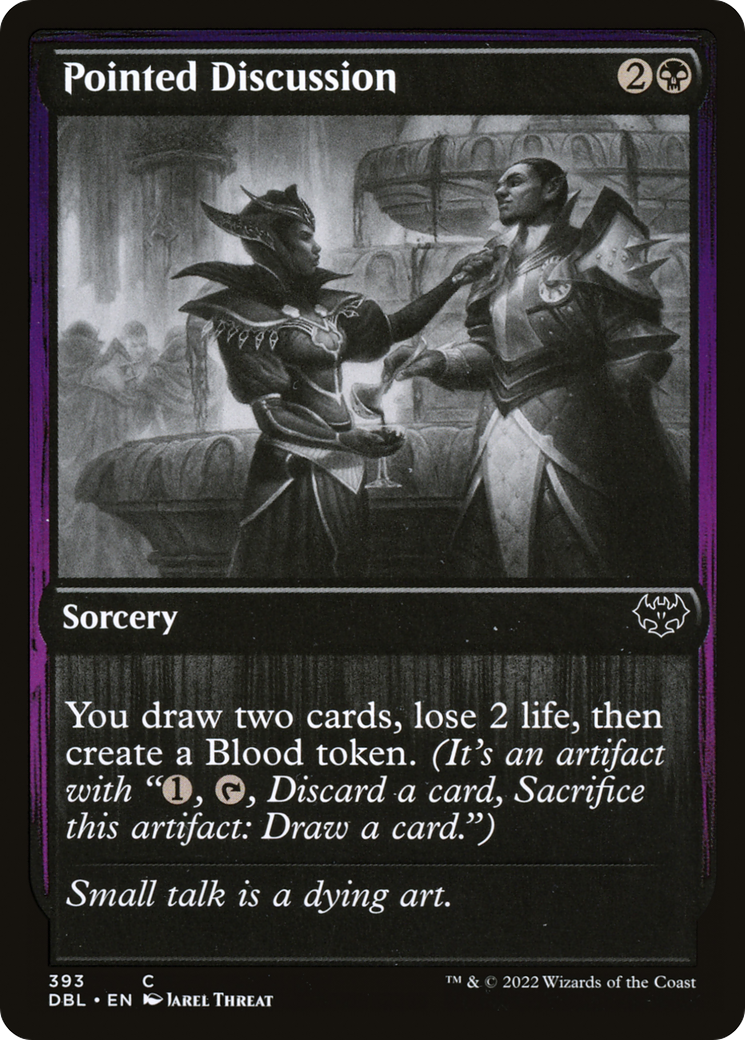 Pointed Discussion (DBL-393) [Innistrad: Double Feature] Foil MTG Single Wizards of the Coast