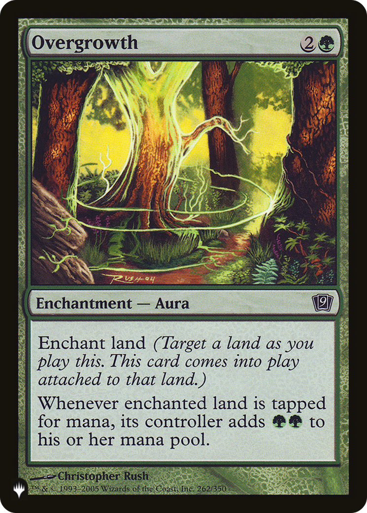 Overgrowth (LIST-9ED-262) [Mystery Booster] The List MTG Single Wizards of the Coast