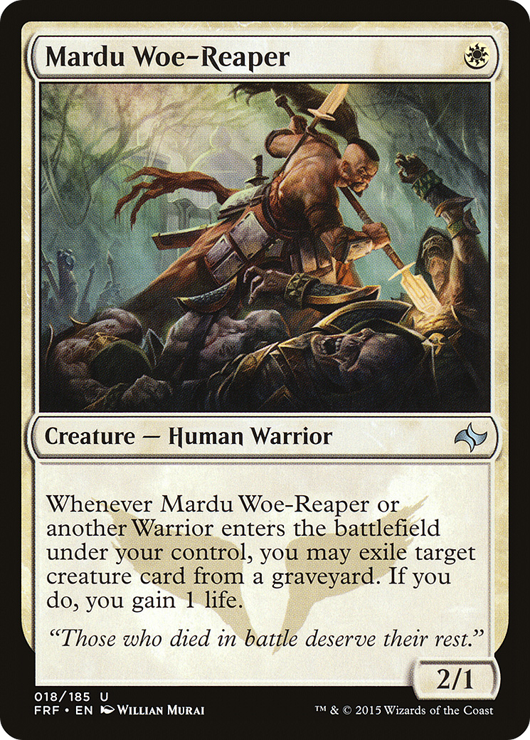 Mardu Woe-Reaper (FRF-018) [Fate Reforged] Foil MTG Single Wizards of the Coast