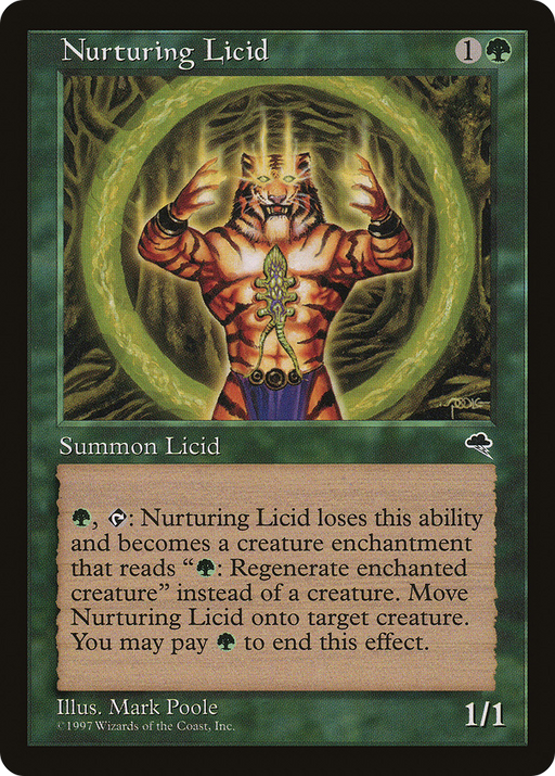Nurturing Licid (TMP-242) [Tempest] MTG Single Wizards of the Coast