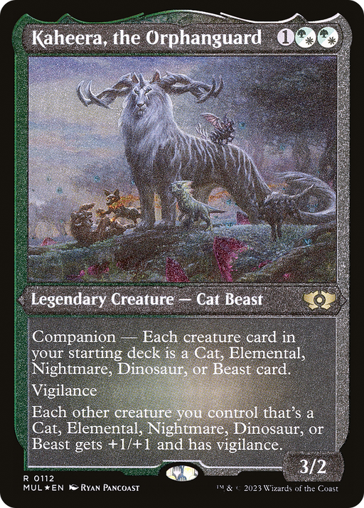 Kaheera, the Orphanguard (MUL-112) [Multiverse Legends] Etched Foil MTG Single Multiverse Legends