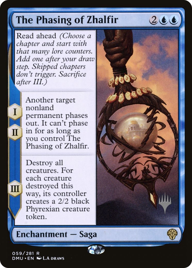 The Phasing of Zhalfir (PPDMU-059) [Dominaria United Promos] Foil MTG Single Wizards of the Coast