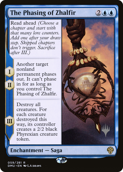 The Phasing of Zhalfir (PPDMU-059) [Dominaria United Promos] Foil MTG Single Wizards of the Coast