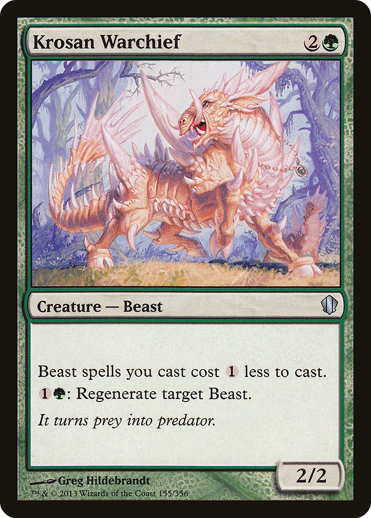 Krosan Warchief (C13-155) [Commander 2013] MTG Single Wizards of the Coast
