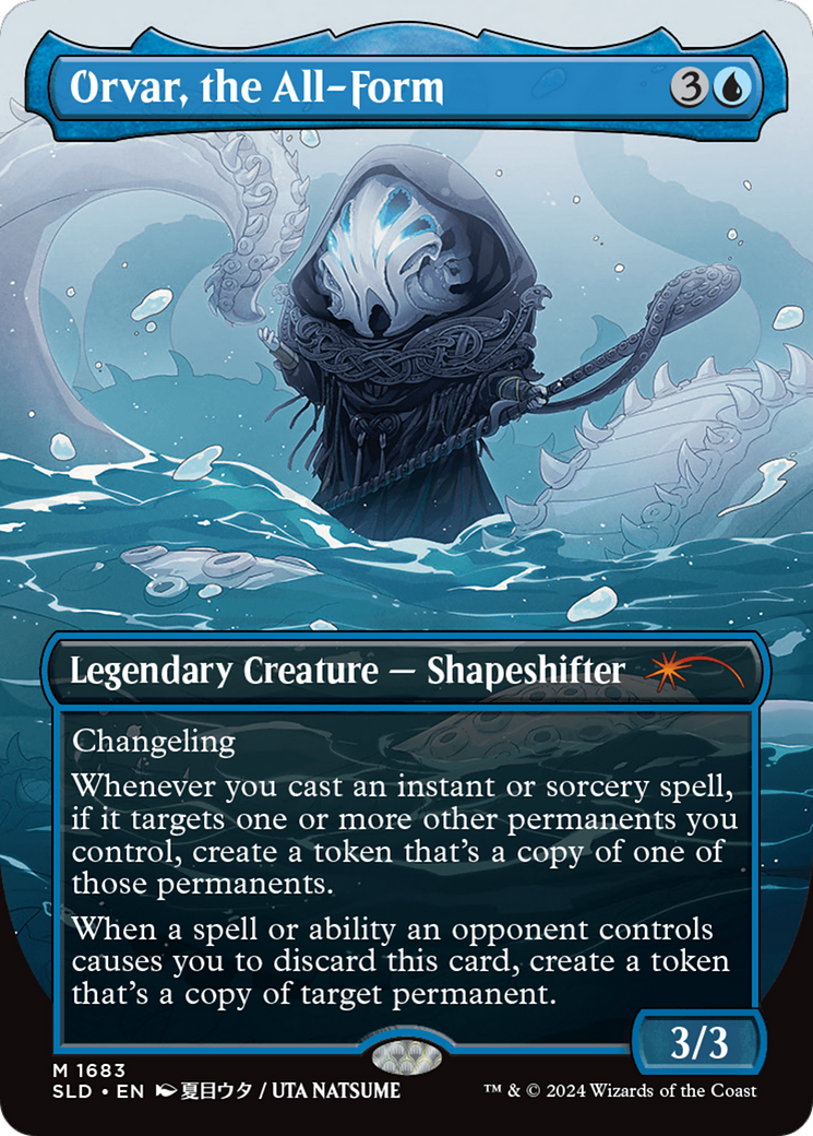 Orvar, the All-Form (SLD-1683) [Secret Lair] Drop (Borderless) Foil MTG Single Wizards of the Coast