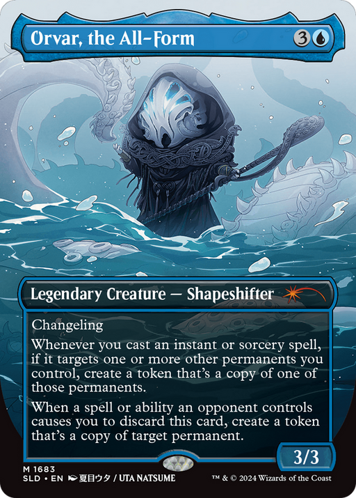 Orvar, the All-Form (SLD-1683) [Secret Lair] Drop (Borderless) Foil MTG Single Wizards of the Coast