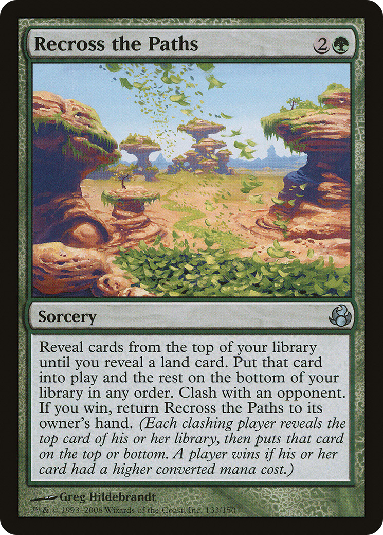 Recross the Paths (MOR-133) [Morningtide] MTG Single Wizards of the Coast