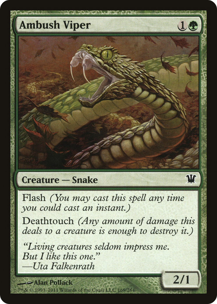 Ambush Viper (ISD-169) [Innistrad] MTG Single Wizards of the Coast