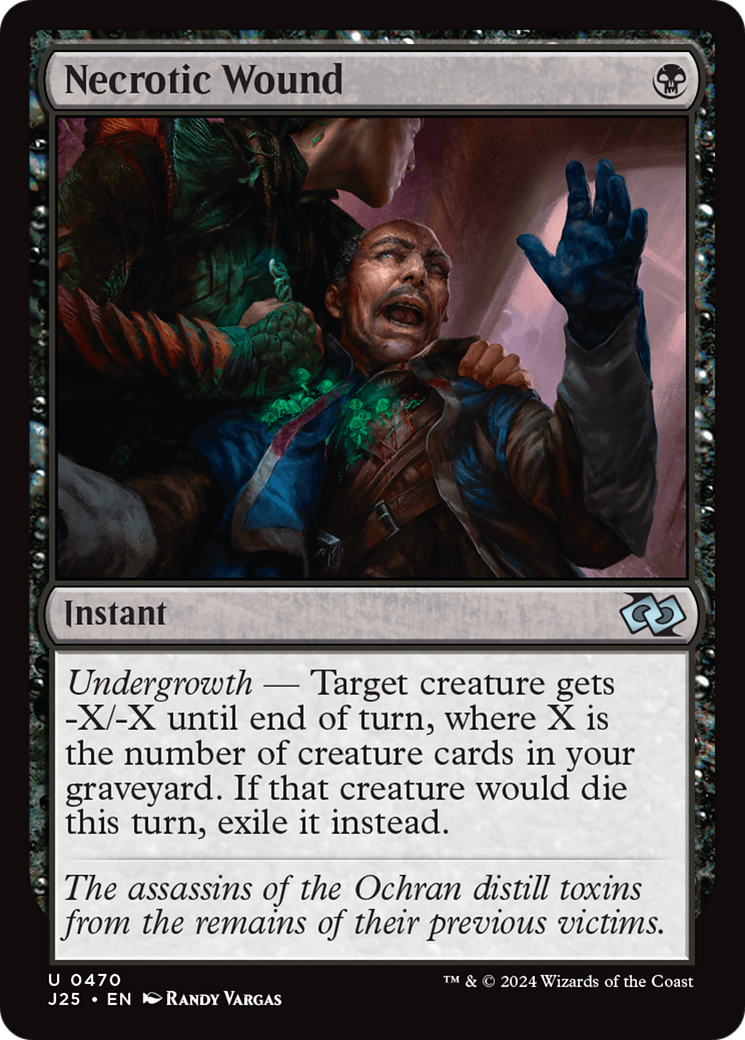 Necrotic Wound (J25-470) [Foundations Jumpstart] MTG Single Wizards of the Coast