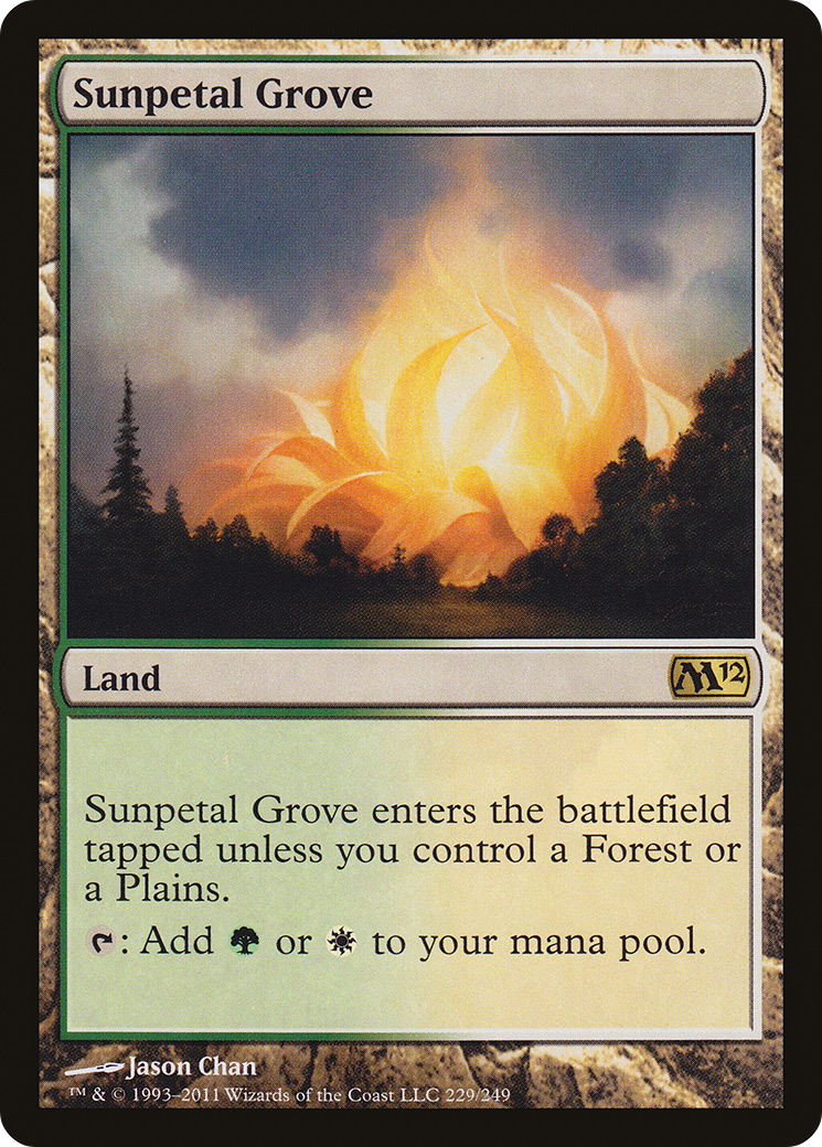 Sunpetal Grove (M12-229) [Magic 2012] MTG Single Wizards of the Coast