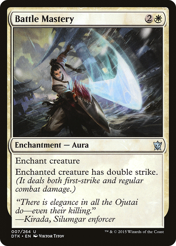 Battle Mastery (DTK-007) [Dragons of Tarkir] Foil MTG Single Wizards of the Coast