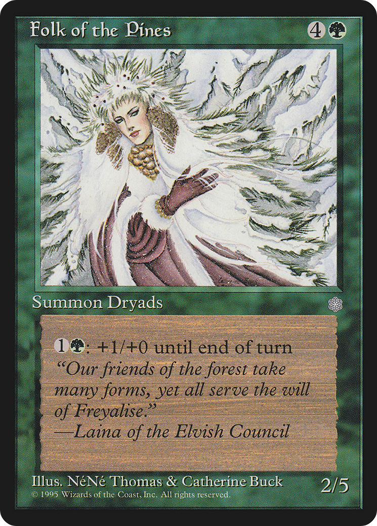 Folk of the Pines (ICE-235) [Ice Age] MTG Single Wizards of the Coast