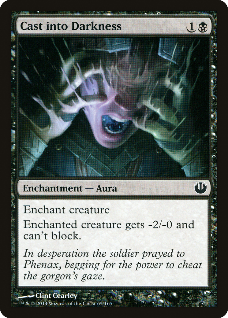 Cast into Darkness (JOU-063) [Journey into Nyx] MTG Single Wizards of the Coast
