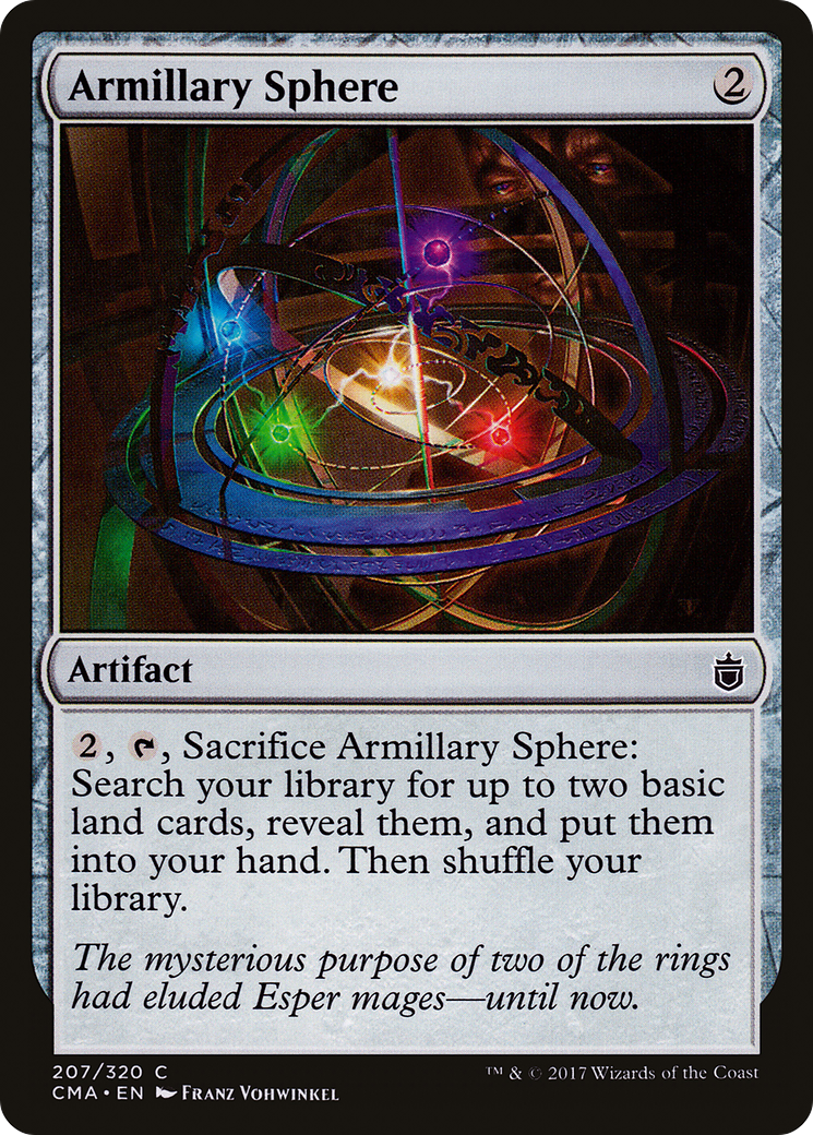 Armillary Sphere (CMA-207) [Commander Anthology] MTG Single Wizards of the Coast