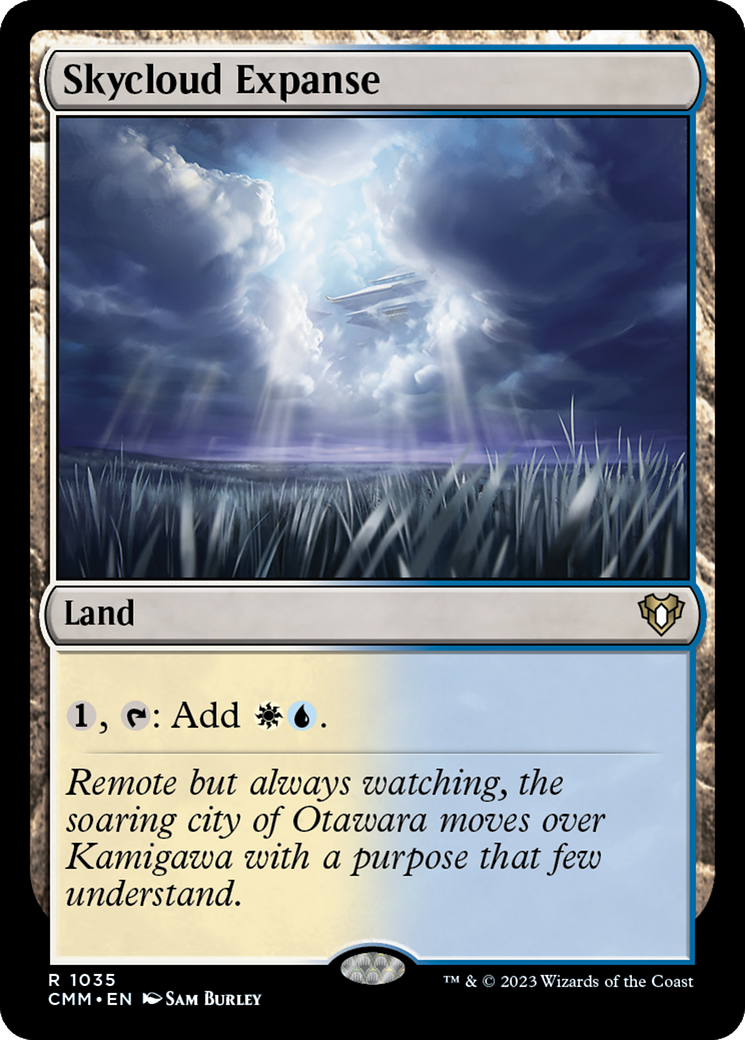 Skycloud Expanse (CMM-1035) [Commander Masters] MTG Single Wizards of the Coast