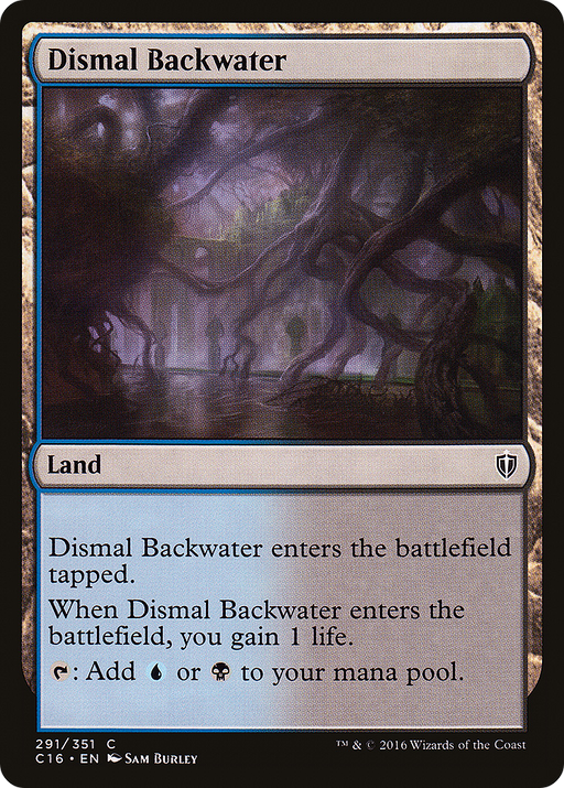 Dismal Backwater (C16-291) [Commander 2016] MTG Single Wizards of the Coast