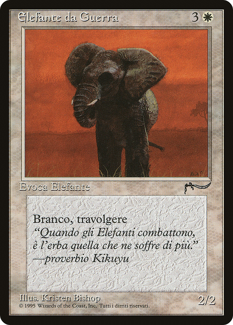 War Elephant (REN-014) [Misc] Rinascimento MTG Single Wizards of the Coast