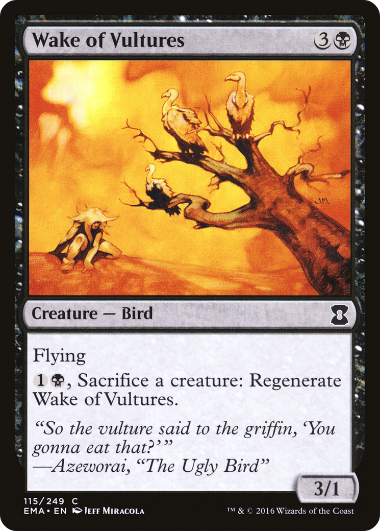 Wake of Vultures (EMA-115) [Eternal Masters] MTG Single Wizards of the Coast