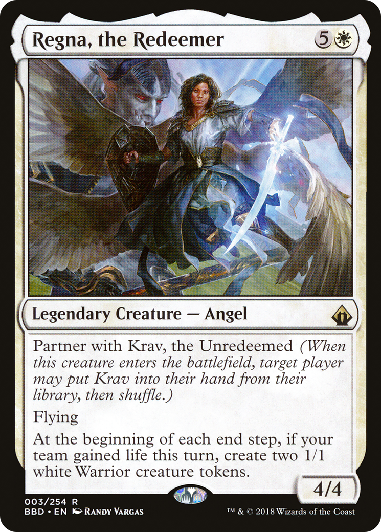 Regna, the Redeemer (BBD-003) [Battlebond] Foil MTG Single Wizards of the Coast
