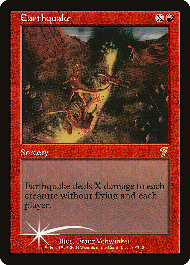 Earthquake (7ED-180) [7th Edition] Foil MTG Single Wizards of the Coast