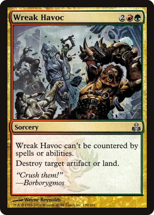 Wreak Havoc (GPT-139) [Guildpact] MTG Single Wizards of the Coast