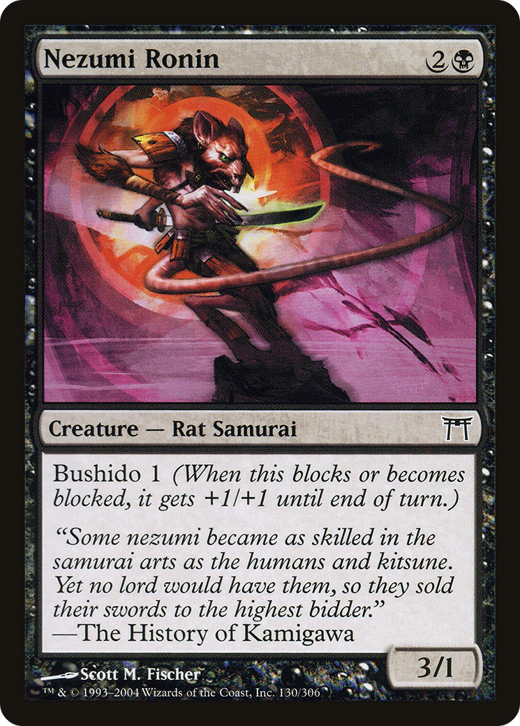 Nezumi Ronin (CHK-130) [Champions of Kamigawa] MTG Single Wizards of the Coast