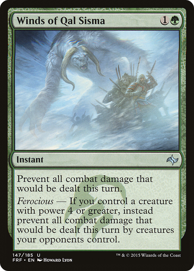 Winds of Qal Sisma (FRF-147) [Fate Reforged] MTG Single Wizards of the Coast