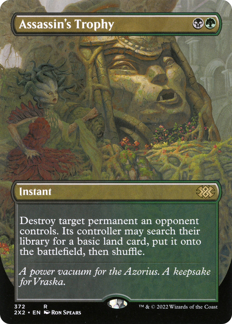 Assassin's Trophy (2X2-372) [Double Masters 2022] (Borderless) Foil MTG Single Wizards of the Coast
