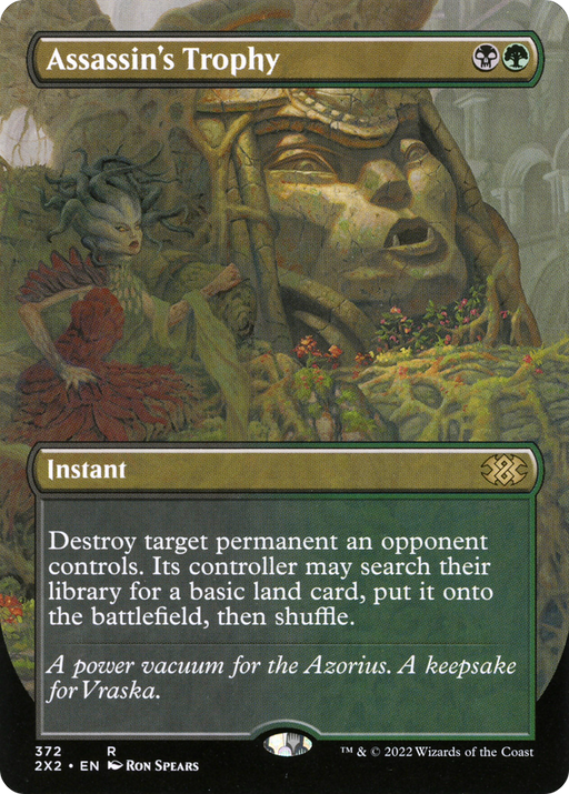 Assassin's Trophy (2X2-372) [Double Masters 2022] (Borderless) Foil MTG Single Wizards of the Coast