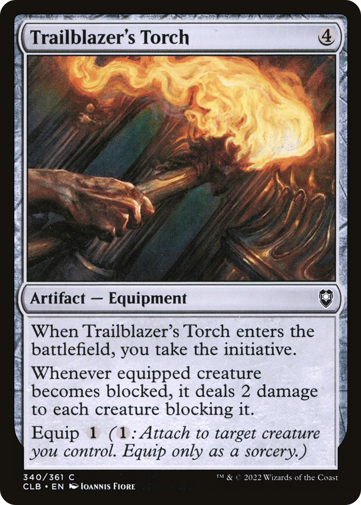 Trailblazer's Torch (CLB-340) [Commander Legends: Battle for Baldur's Gate] MTG Single Wizards of the Coast