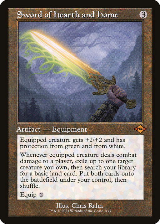 Sword of Hearth and Home (MH2-433) [Modern Horizons 2] Foil MTG Single Wizards of the Coast