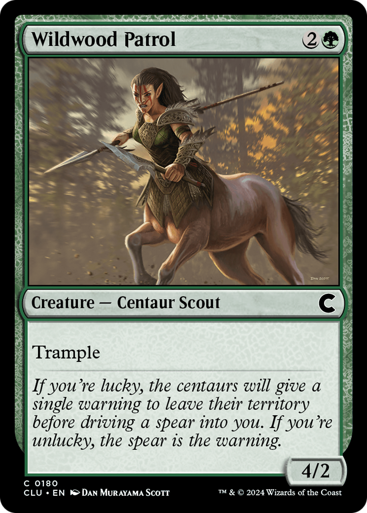 Wildwood Patrol (CLU-180) [Ravnica: Clue Edition] MTG Single Wizards of the Coast
