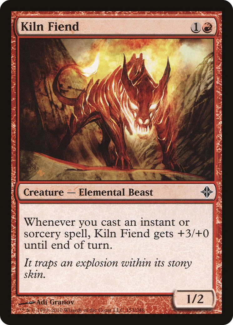 Kiln Fiend [Rise of the Eldrazi] MTG Single Magic: The Gathering