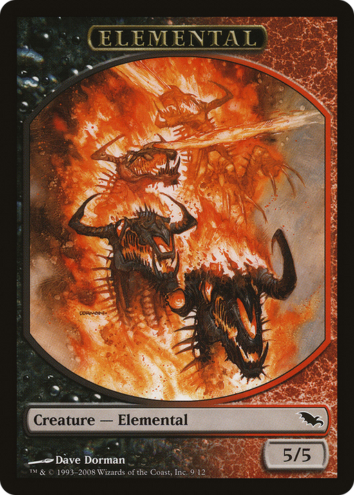 Elemental Token (9) (SHM-009) [Tokens] Shadowmoor Tokens MTG Single Wizards of the Coast