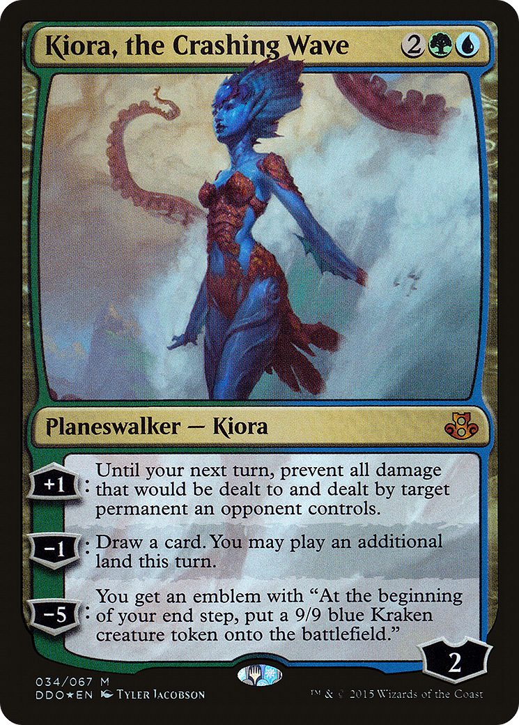 Kiora, the Crashing Wave (DDO-034) [Misc] Duel Decks: Elspeth vs. Kiora MTG Single Wizards of the Coast