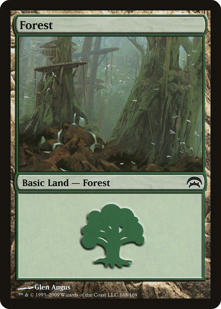 Forest (168) [Planechase] MTG Single Magic: The Gathering   