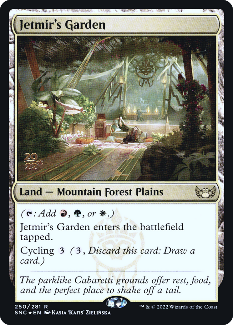 Jetmir's Garden (PRE-250S) [Streets of New Capenna Promos] Foil MTG Single Wizards of the Coast