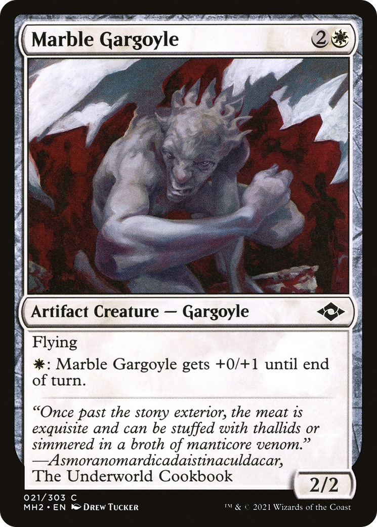 Marble Gargoyle (MH2-021) [Modern Horizons 2] MTG Single Modern Horizons 2
