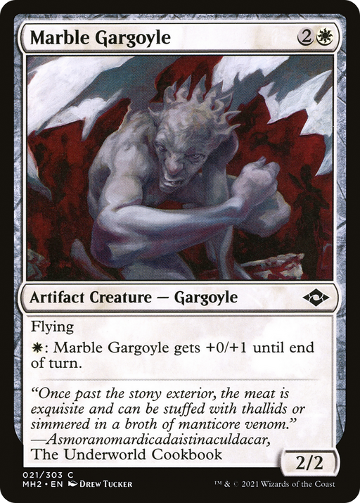 Marble Gargoyle (MH2-021) [Modern Horizons 2] MTG Single Modern Horizons 2