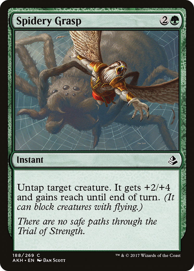 Spidery Grasp (AKH-188) [Amonkhet] Foil MTG Single Wizards of the Coast