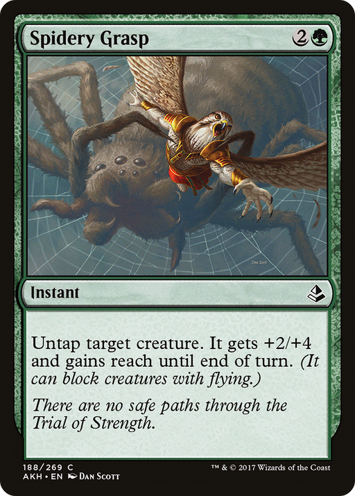 Spidery Grasp (AKH-188) [Amonkhet] Foil MTG Single Wizards of the Coast