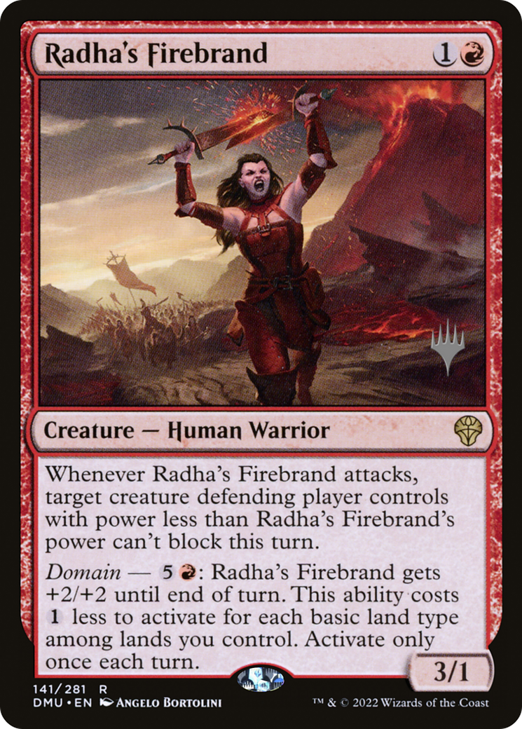 Radha's Firebrand (PPDMU-141) [Dominaria United Promos] MTG Single Wizards of the Coast