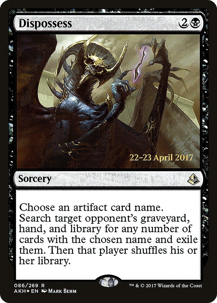 Dispossess (PRE-86S) [Amonkhet Promos] Foil MTG Single Wizards of the Coast