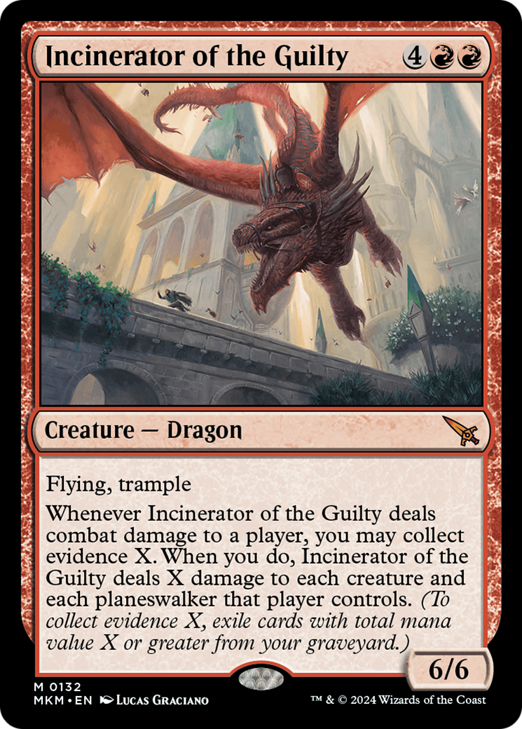 Incinerator of the Guilty (MKM-132) [Murders at Karlov Manor] MTG Single Murders at Karlov Manor