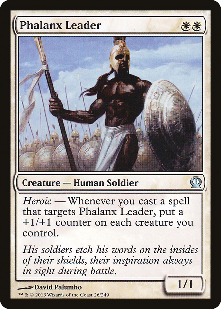 Phalanx Leader (THS-026) [Theros] Foil MTG Single Wizards of the Coast