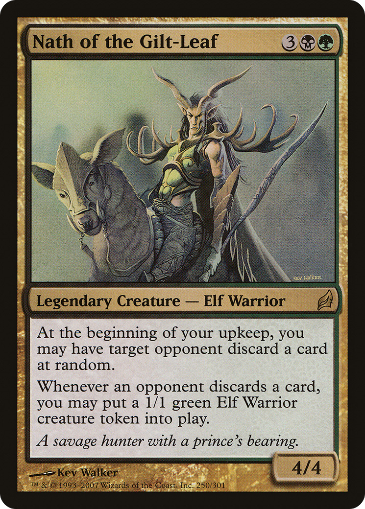 Nath of the Gilt-Leaf (LRW-250) [Lorwyn] Foil MTG Single Wizards of the Coast