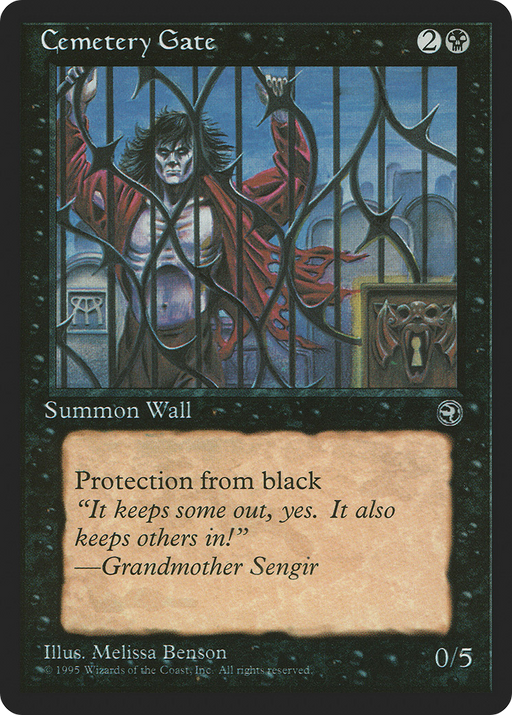 Cemetery Gate (HML-44A) [Homelands] MTG Single Wizards of the Coast