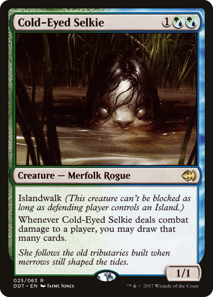 Cold-Eyed Selkie (DDT-025) [Misc] Duel Decks: Merfolk vs. Goblins MTG Single Wizards of the Coast